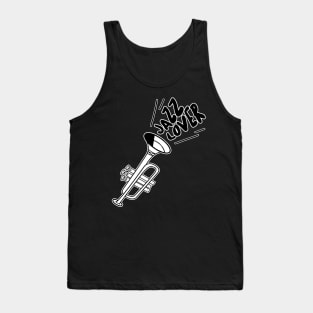 Jazz Lover Typography Design Tank Top